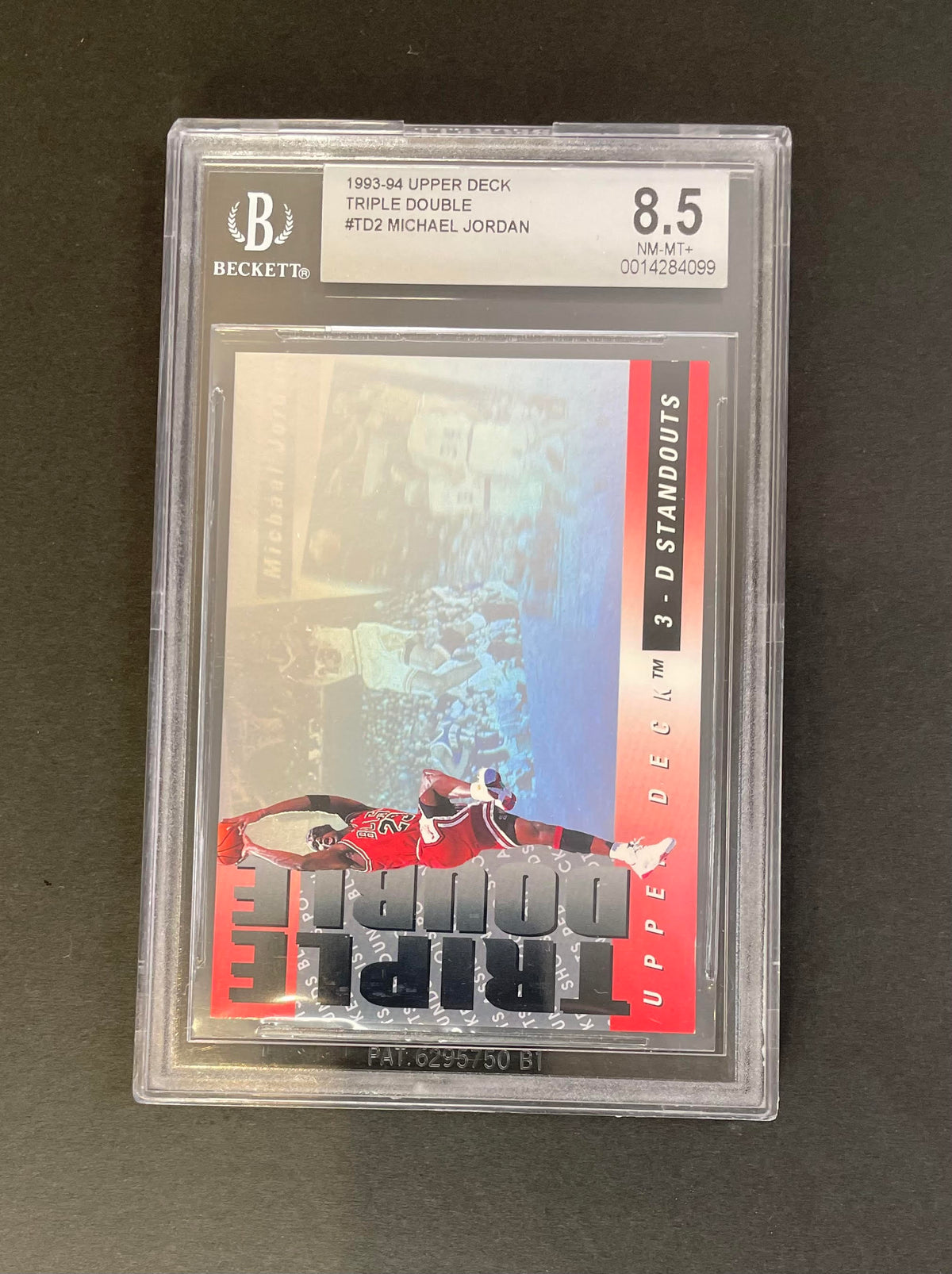 1993-94 Upper Deck Triple Double Michael Jordan #TD2 BGS 8.5