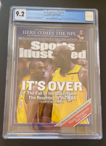 Kobe Bryant Shaquille O'Neal Sports Illustrated #101 July 2004 CGC 9.2