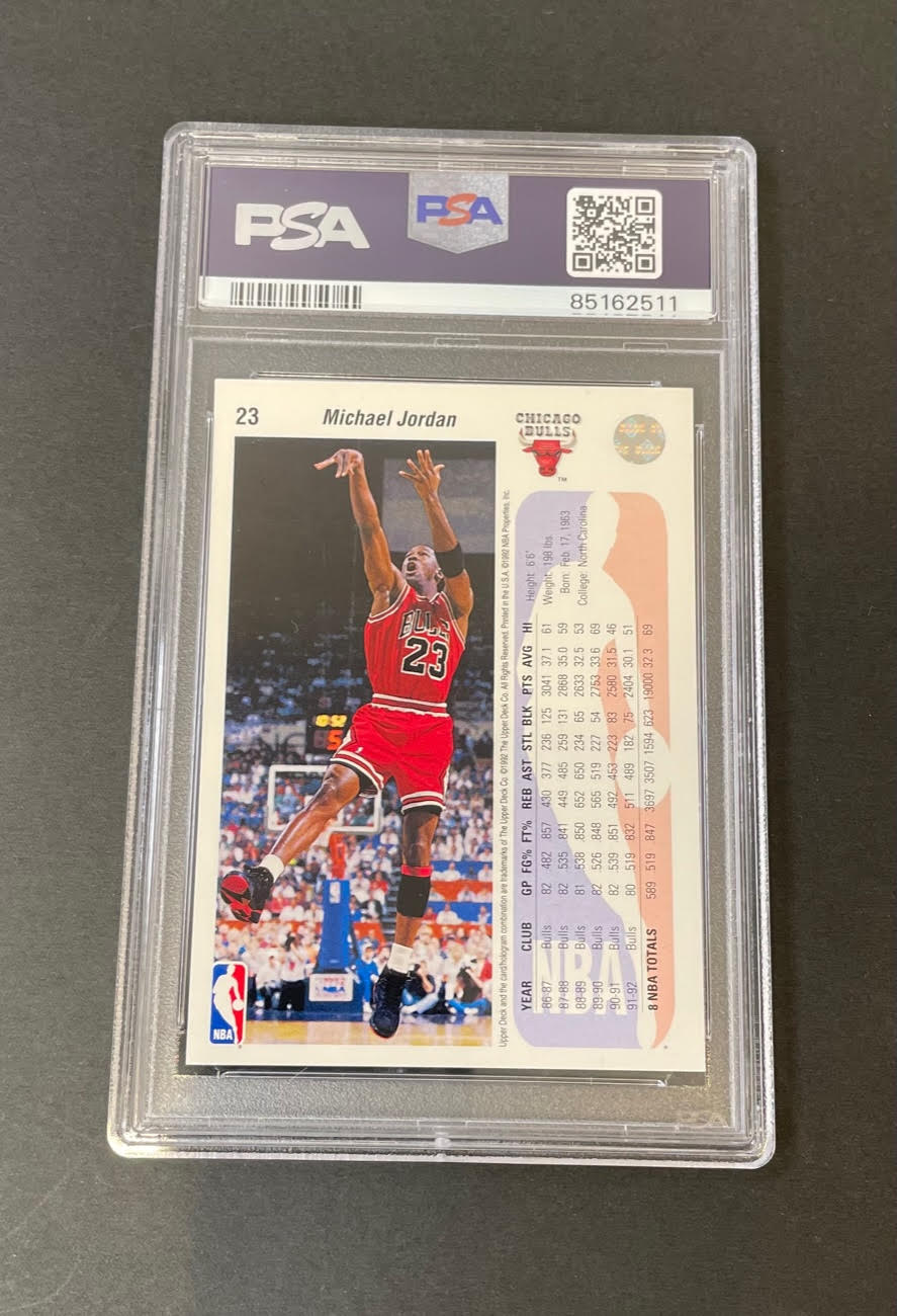 1992 Upper Deck Michael Jordan #23 PSA 9