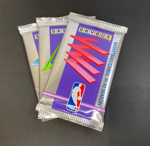 1991-92 Skybox Basketball Pack (3 Pack)
