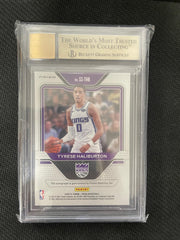 2020-21 Panini Prizm Sensational Signatures Prizms Silver #53 Tyrese Haliburton BGS 9.5