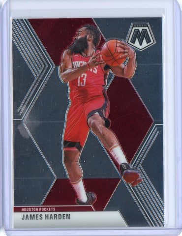 2019-2020 Panini Mosaic Basketball James Harden Base Card #114