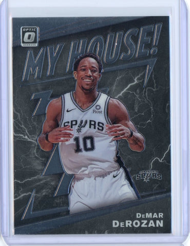 2019-2020 Panini Optic Basketball Demar DeRozan My House Card #3