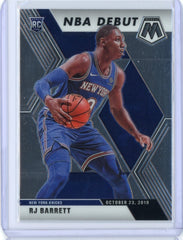 2019-2020 Panini Mosaic Basketball Rj Barrett NBA Debut RC Card #270