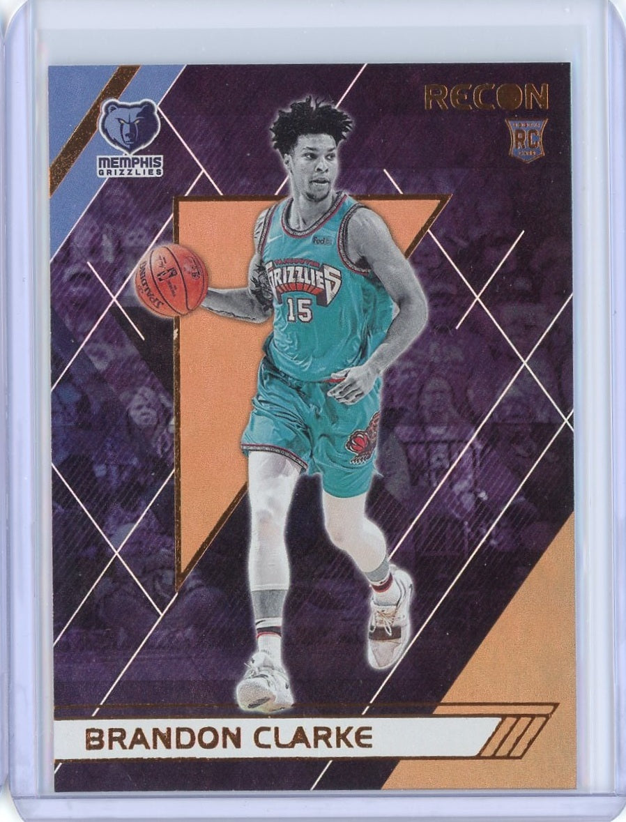 2019-2020 Panini Chronicles Basketball Brandon Clarke Recon Bronze Card #289