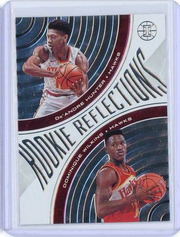 2019-2020 Panini Illusions Basketball De'Andre Hunter Wilkins Rookie Reflections Card #11