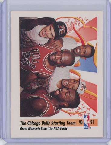 1990-1991 Skybox Bulls Starting Five Michael Jordan Card #337