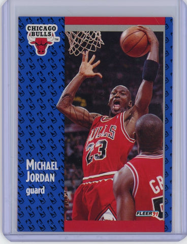 1991-1992 Fleer  Michael Jordan Base Card #29