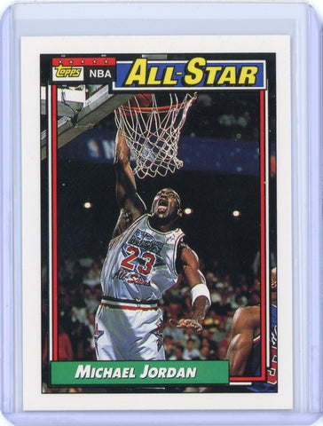 1992-1993 Topps Michael Jordan All Star Team Card #115