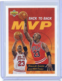 1992-1993 Upper Deck Michael Jordan Back to Back MVP Card #67
