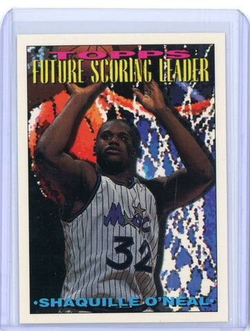 1994-1995 Topps Shaquille O'Neal Future Scoring Leader Card #386