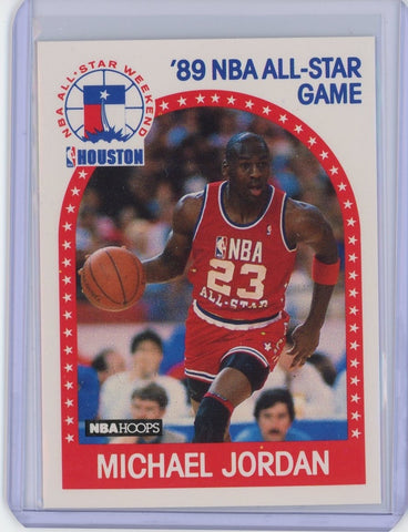 1989-1990 NBA Hoops  Michael Jordan NBA All-Star Game Card #21