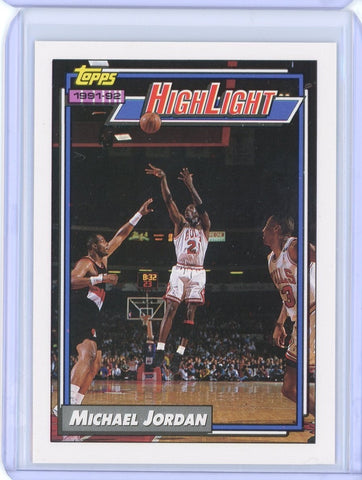 1991-1992 Topps Michael Jordan Highlight Card #3