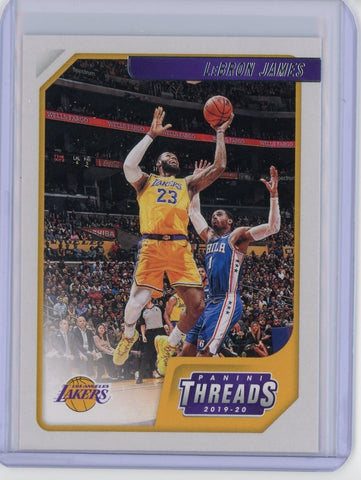 2019-2020 Panini Threads Basketball Lebron James Card #86