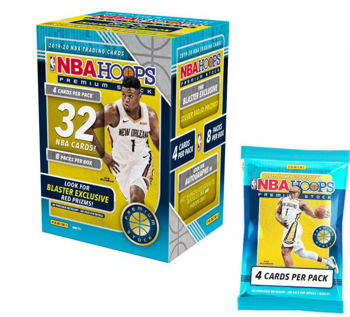 2019-20 Panini NBA Hoops Premium Blaster Box