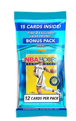 2019-20 Panini NBA Hoops Premium Cello Pack