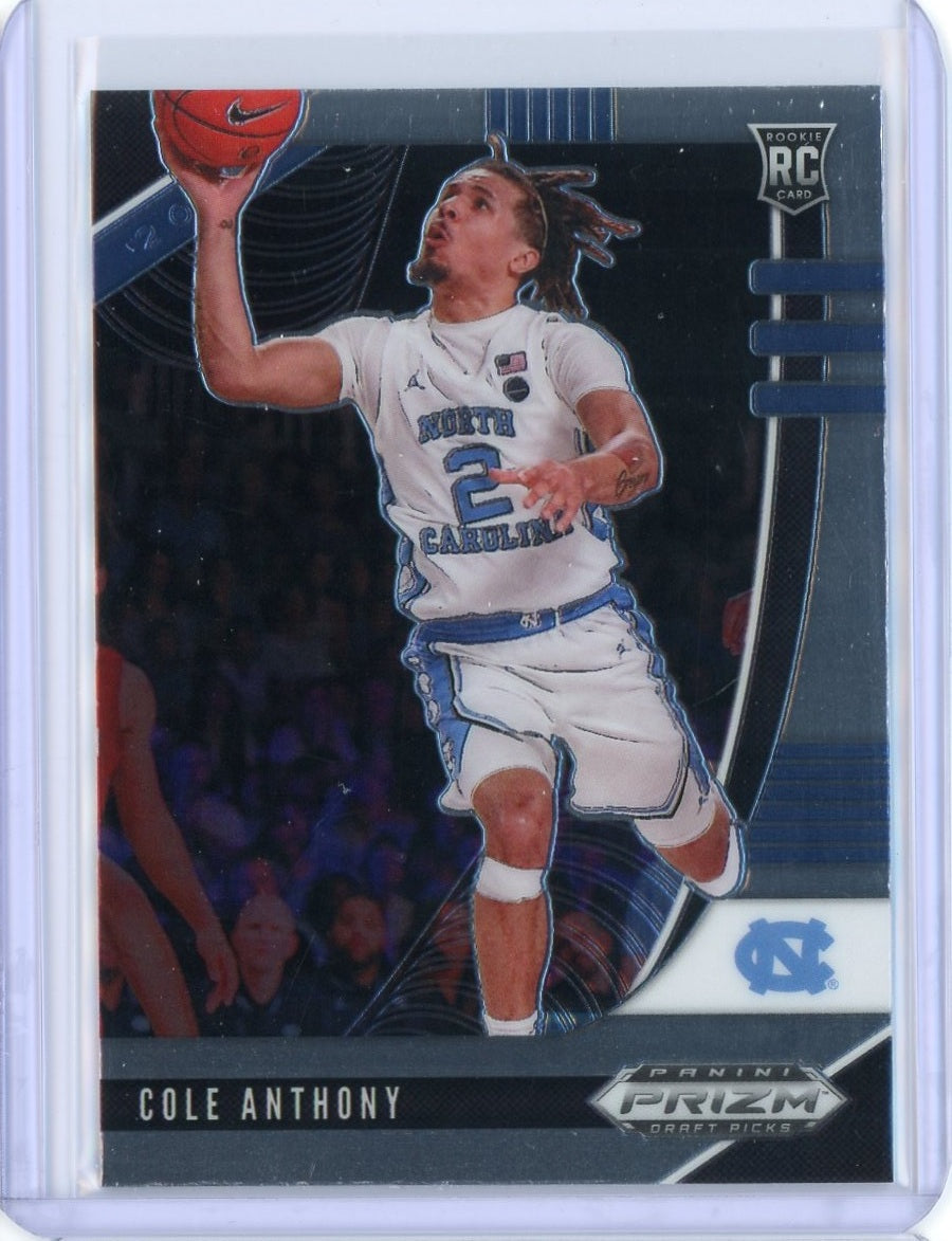 2020-2021 Panini Prizm Draft Picks Basketball Cole Anthony RC Card #49