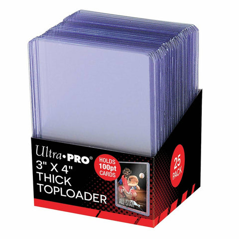 Ultra Pro 100pt Thick Toploader Card Protectors
