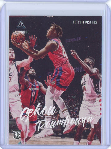 2019-2020 Panini Chronicles Basketball Sekou Doumbouya Luminance RC Card #153