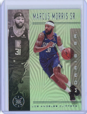 2019-2020 Panini Illusions Basketball Marcus Morris Green Card #67