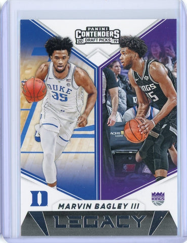 2019-2020 Panini Contenders Draft Picks Basketball Marvin Bagley III Card #30