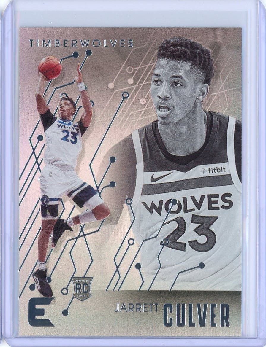 2019-2020 Panini Chronicles Basketball Jarrett Culver Essentials RC Card #208
