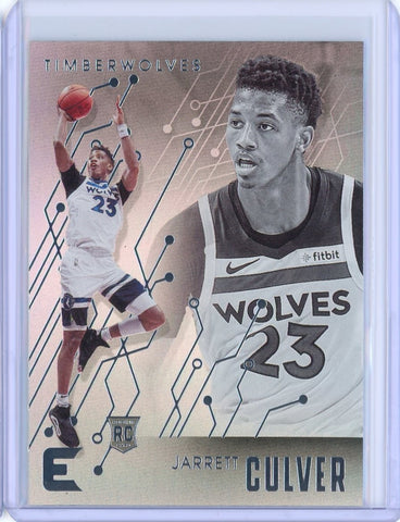 2019-2020 Panini Chronicles Basketball Jarrett Culver Essentials RC Card #208