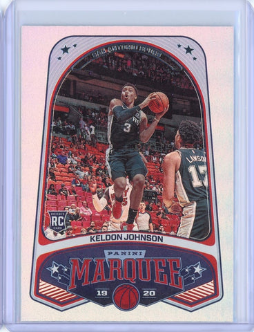 2019-2020 Panini Chronicles Basketball Keldon Johnson Marquee RC Card #247