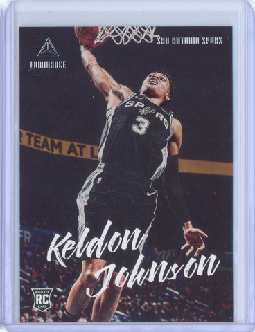2019-2020 Panini Chronicles Basketball Keldon Johnson Luminance RC Card #140