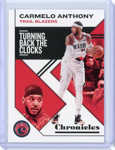 2019-2020 Panini Chronicles Basketball Carmelo Anthony Card #35