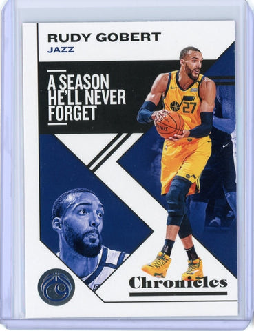 2019-2020 Panini Chronicles Basketball Rudy Gobert Card #40