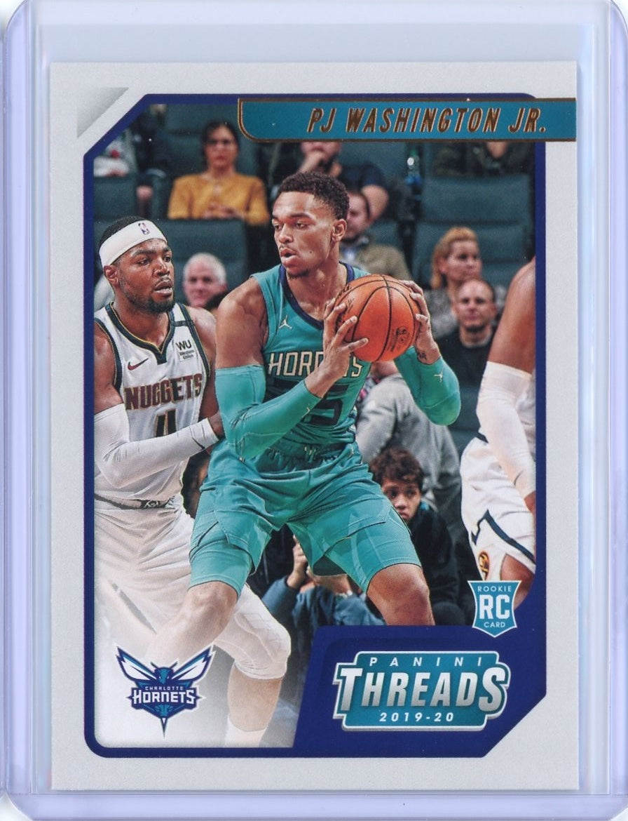 2019-2020 Panini Chronicles Basketball PJ WashingtonThreads Bronze RC Card #85