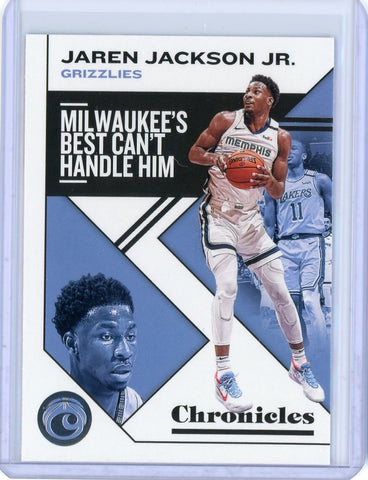 2019-2020 Panini Chronicles Basketball Jaren Jackson Jr. Card #13