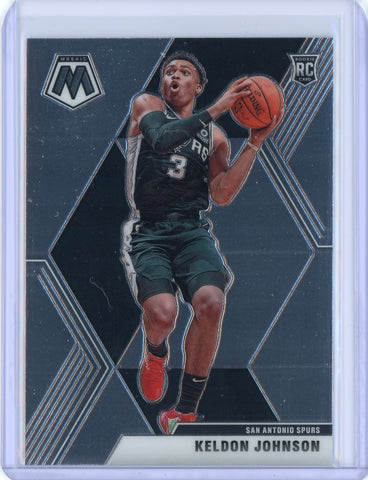 2019-2020 Panini Mosaic Basketball Keldon Johnson RC Card #238