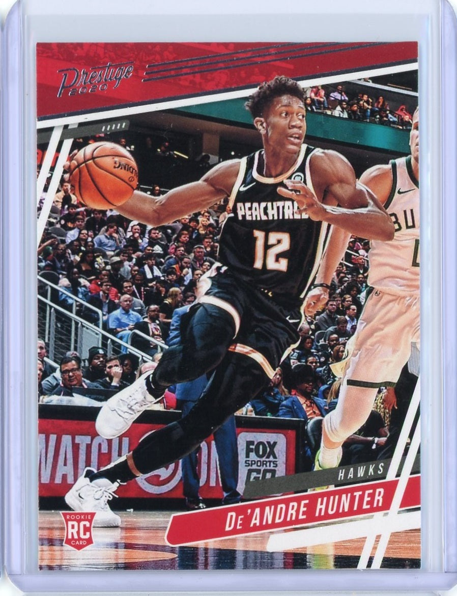 2019-2020 Panini Chronicles Basketball De'Andre Hunter Prestige RC Card #54