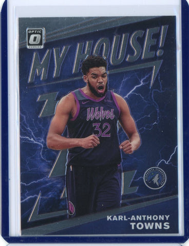 2019-2020 Panini Optic Basketball Karl-Anthony Towns My House Card #2