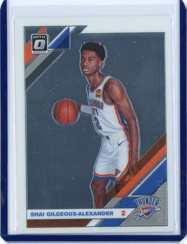 2019-2020 Panini Donruss Optic Basketball Shai Gilgeous-Alexander Card #113