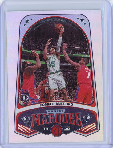 2019-2020 Panini Chrronicles Basketball Romeo Langford Marquee RC Card #240