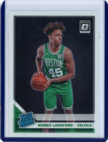 2019-2020 Panini Donruss Optic Basketball Romeo Langford RC Card #182