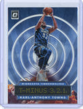 2019-2020 Panini Donruss Optic Basketball Karl-Anthony Towns T-Minus Card #10