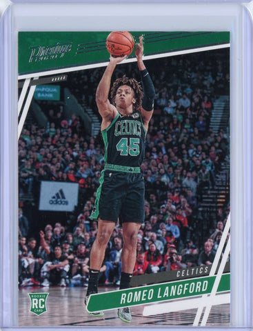 2019-2020 Panini Chrronicles Basketball Romeo Langford Prestige RC Card #70