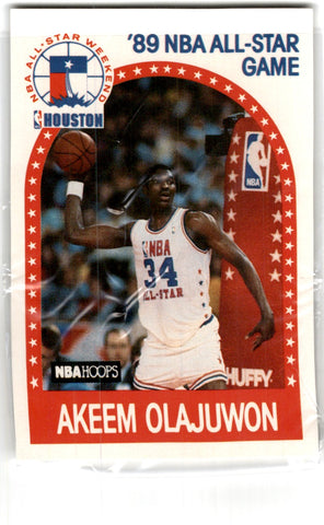 1989 Hoops All-Star Panels Perforated Akeem Olajuwon Card 178 Default Title