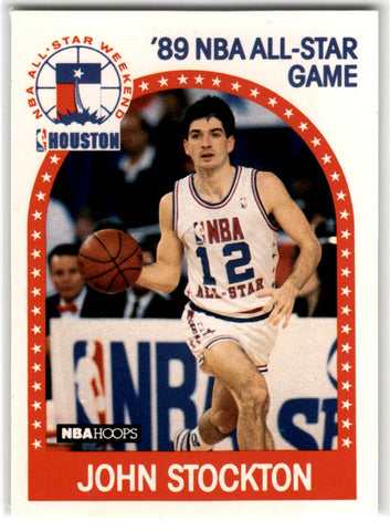 1989 Hoops All-Star Panels Perforated John Stockton Card 297 Default Title