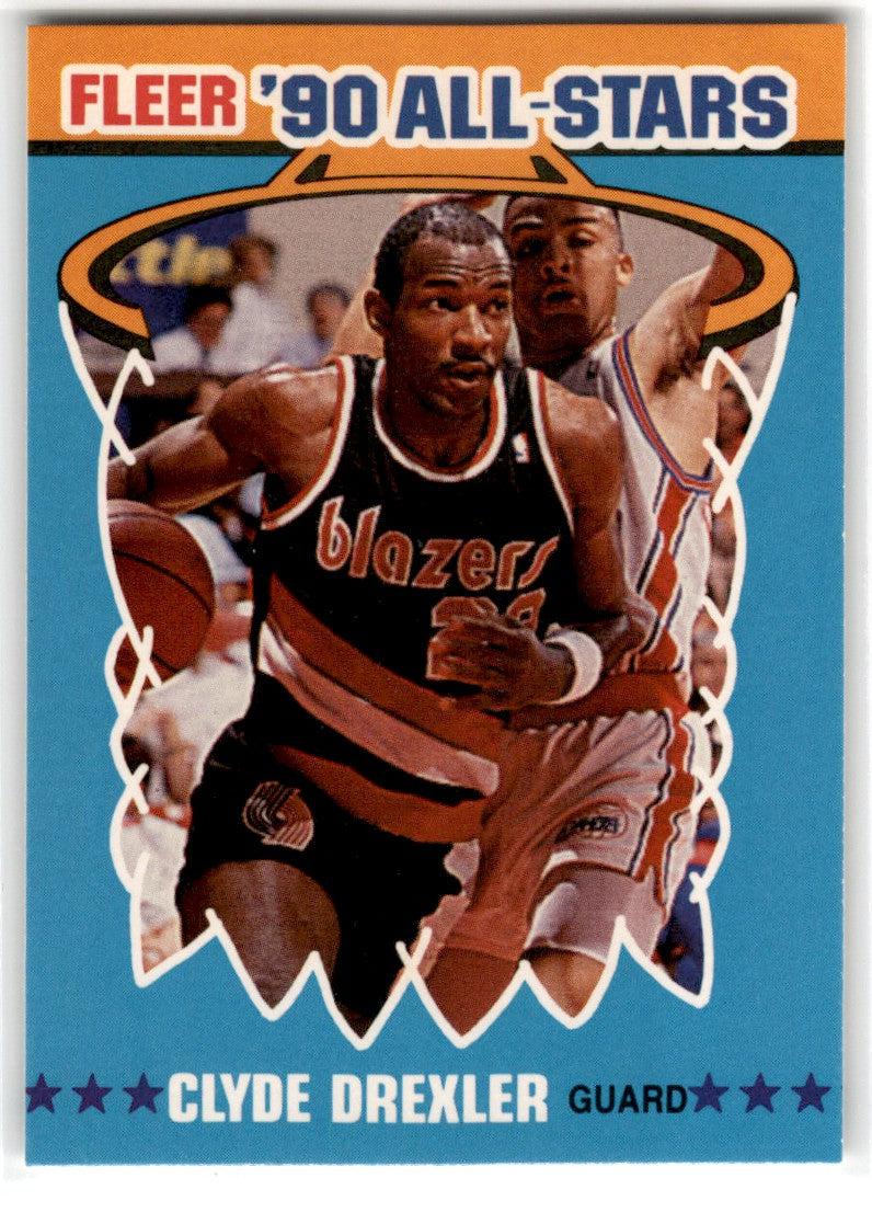 1990 Fleer All-Stars Clyde Drexler Card 11 Default Title