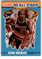 1990 Fleer All-Stars Clyde Drexler Card 11 Default Title