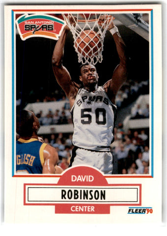 1990 Fleer David Robinson Card 172 Default Title