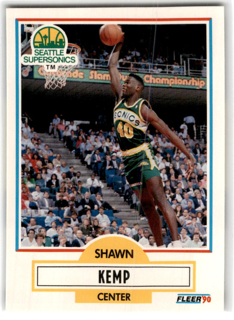 1990 Fleer Shawn Kemp Card 178 Default Title