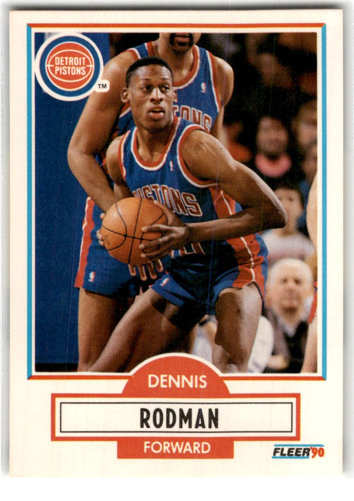 1990 Fleer Dennis Rodman Card 59 Default Title