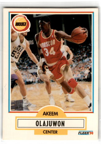 1990 Fleer Akeem Olajuwon Card 73 Default Title