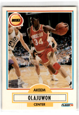 1990 Fleer Akeem Olajuwon Card73 Default Title